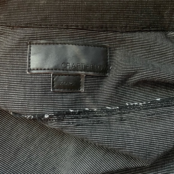 Craft flow Carry On Trucker Jacket X-Large Black cuff sleeve pockets stretch* - Picture 8 of 12